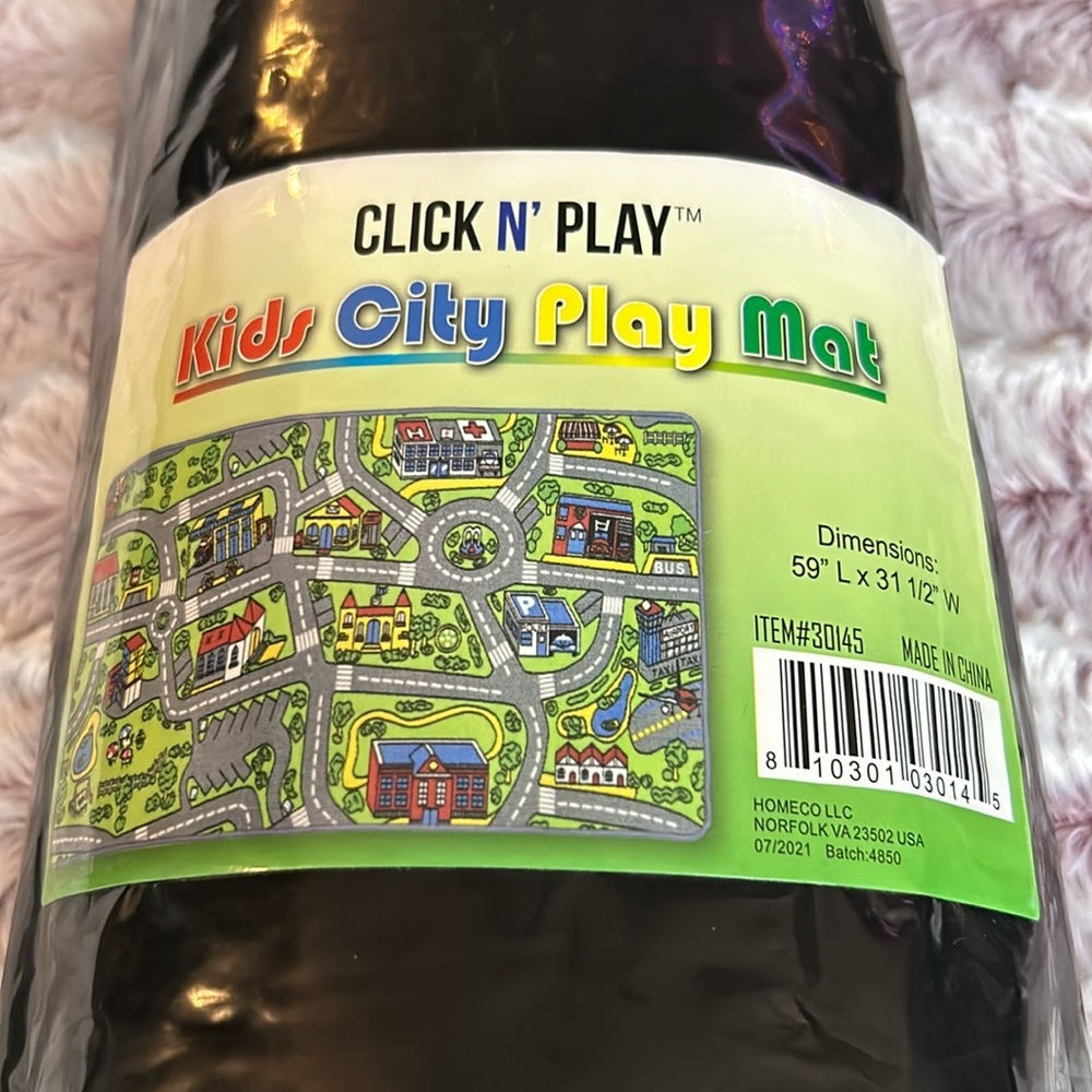 Click n play kids city play Mat
